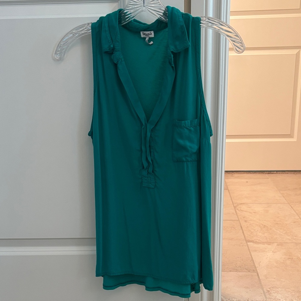 Splendid Teal Tank Top